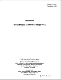 Handbook Ground Water and Wellhead Protection EPA